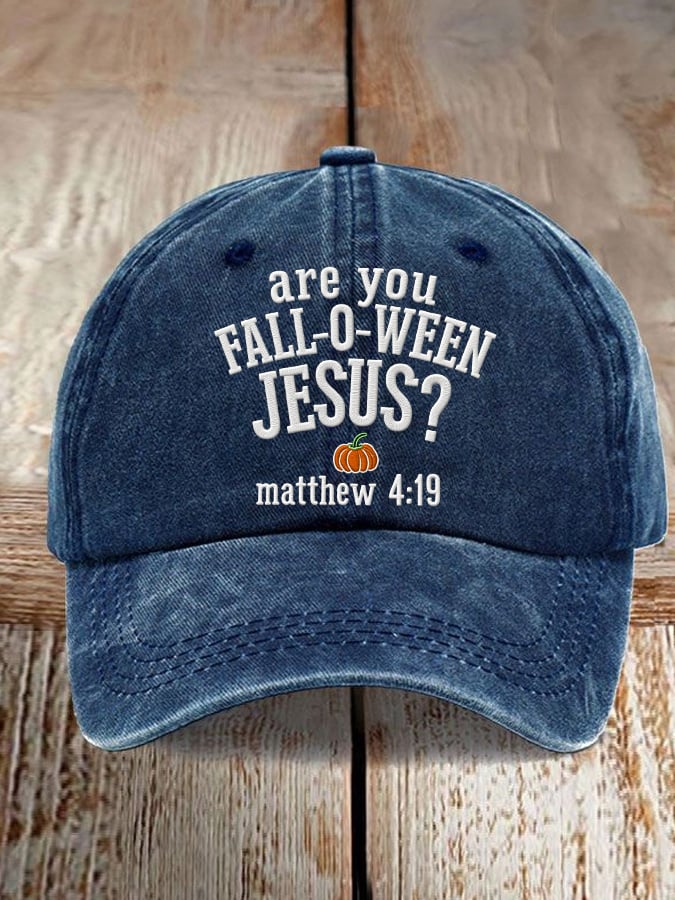 Women's Casual Halloween Faith Print Baseball Cap