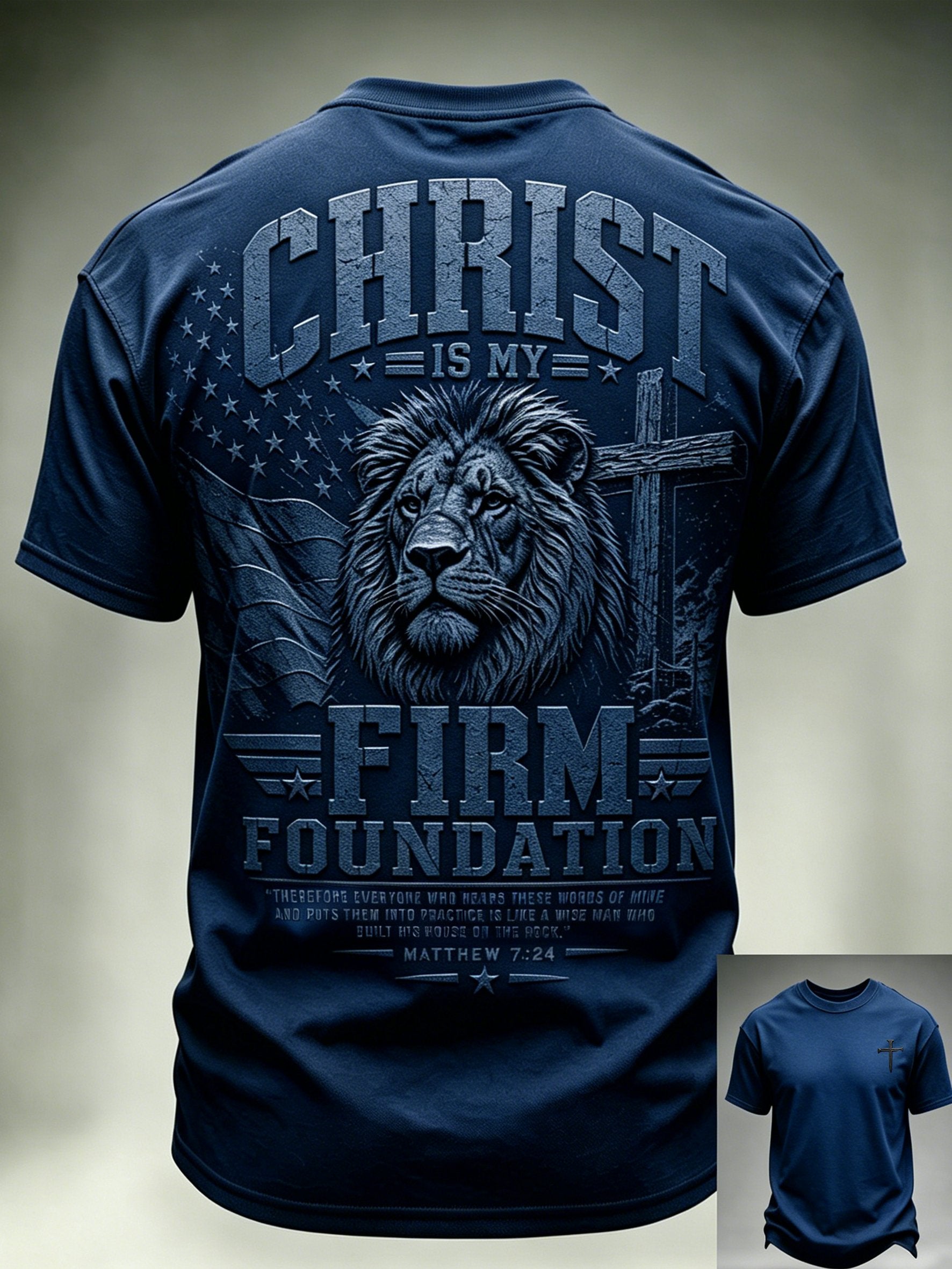 Men's "Faith" Print Top
