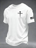Men's Retro Print Short-Sleeve T-Shirt