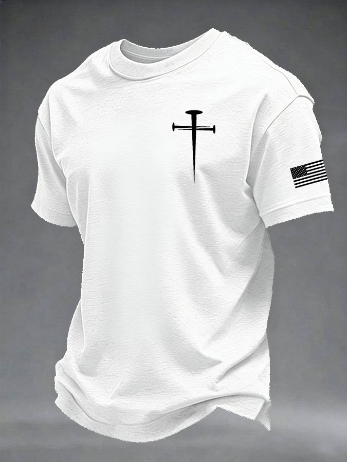 Men's Retro Print Short-Sleeve T-Shirt