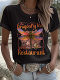 🔥HOT SALE🔥Retro Stars Hollow The Dragonfly Inn And Restaurant Print T-Shirt