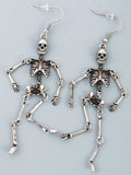 Women's Halloween Skull Shape Drop Earrings
