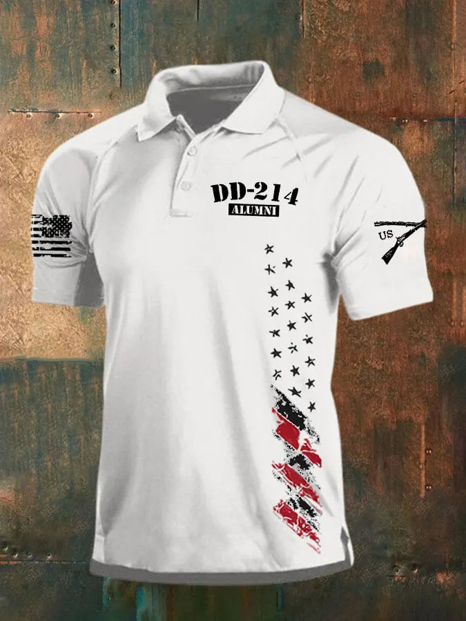 Knitted Men's Veterans Polo Shirt