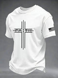 Men's Retro Print Short-Sleeve T-Shirt