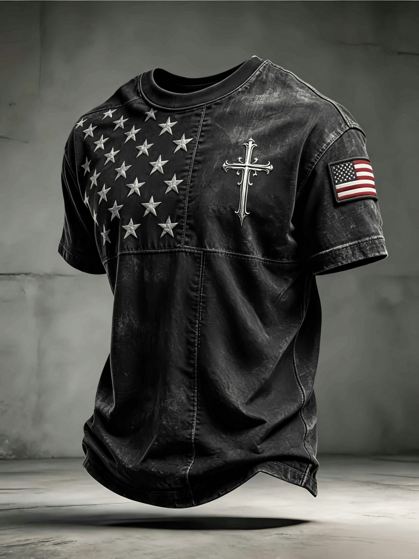 Men's Casual Faith Printed T-Shirt
