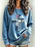 Women's   Faith  Print Top