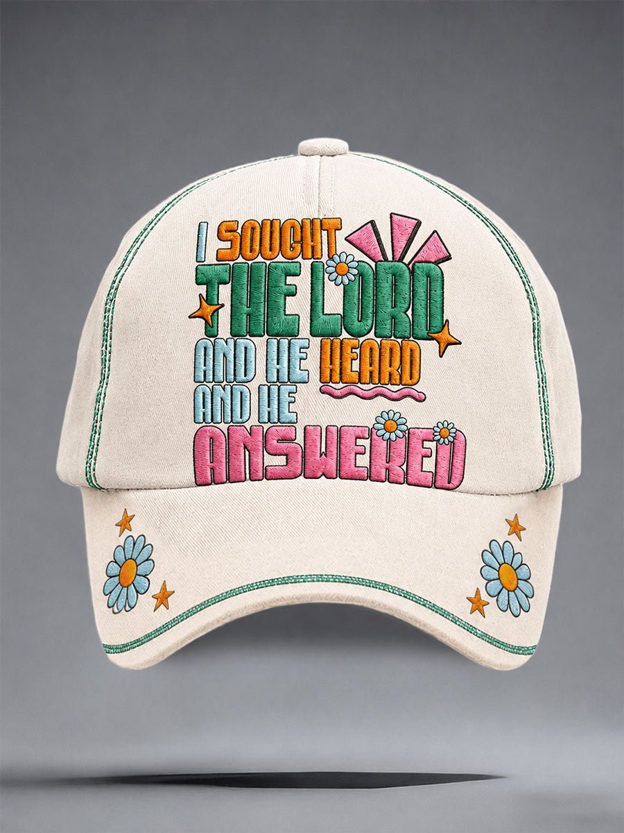 Classic I Sought The Lord And He Heard And He Answered Hat
