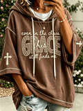 Women's Faith Print Hoodie