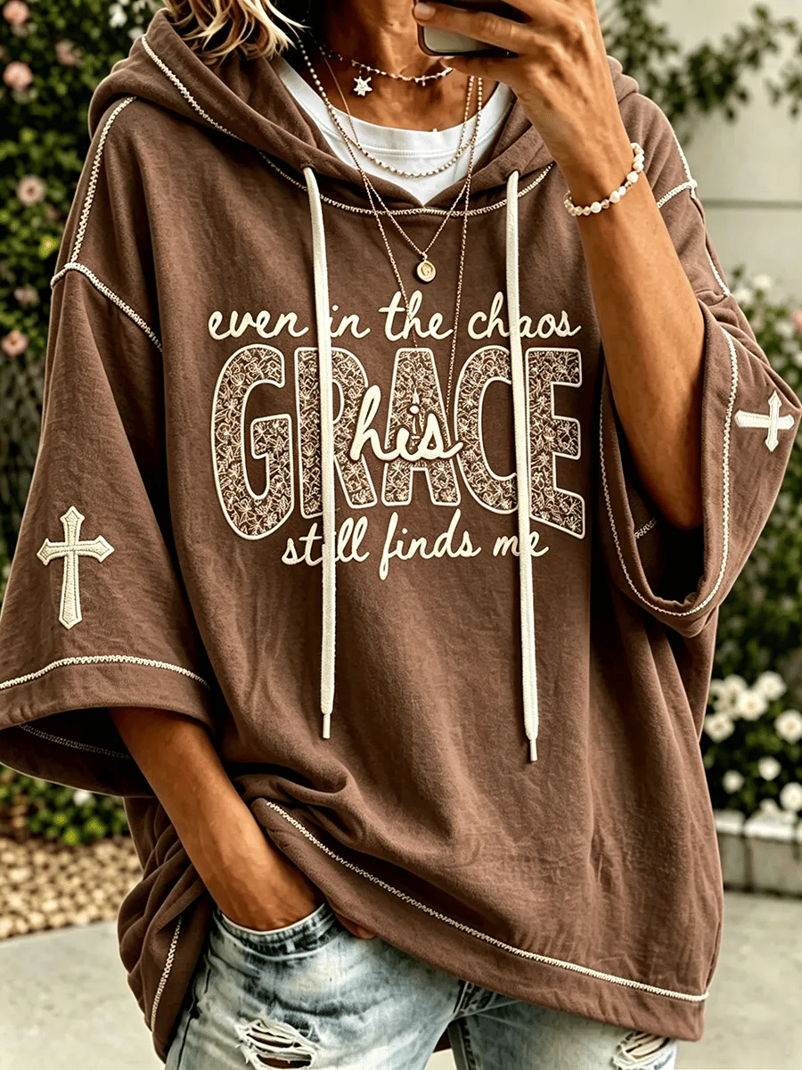 Women's Faith Print Hoodie