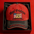 "Red Friday" Themed Printed Casual Baseball Cap