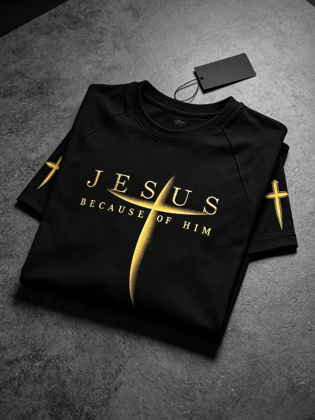 Men's Casual Faith Graphic Print T-Shirt