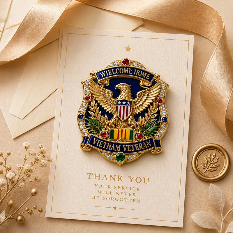 Exquisite Vietnam Veteran Brooch