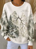 Women's Faith Print Long-Sleeve Top