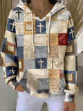Women's Faith Print Casual Sweatshirt