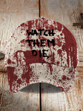 Halloween Bloodstain Print Baseball Cap