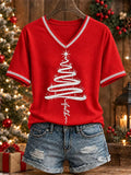 Women's Casual Print Short-Sleeve T-Shirt