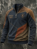 Men's Vintage Western Faith-Print Sweatshirt