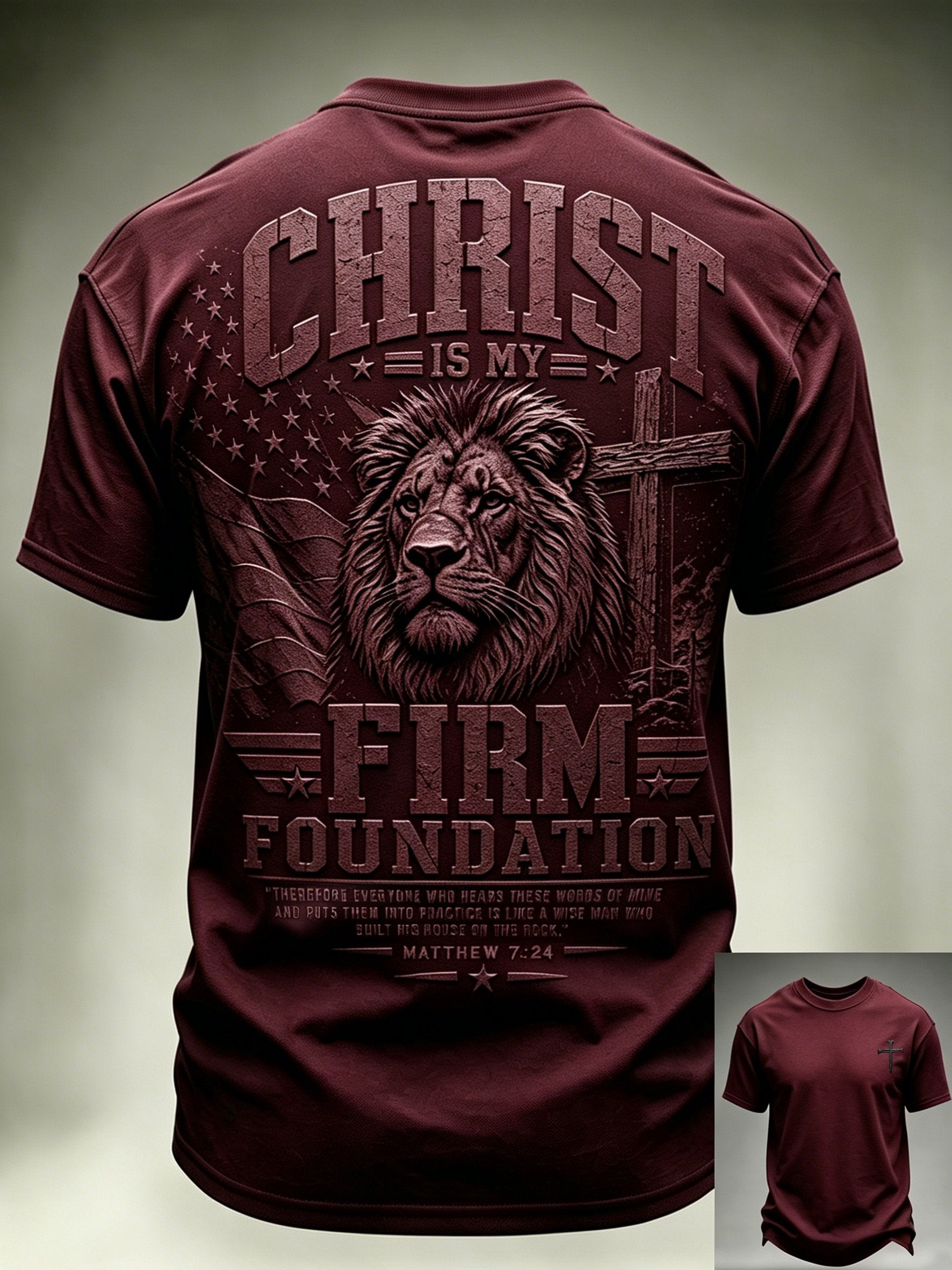 Men's "Faith" Print Top
