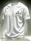 Men's Retro Faith  Printing  T-Shirts