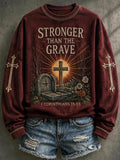 Women's Casual Halloween Print Sweatshirt