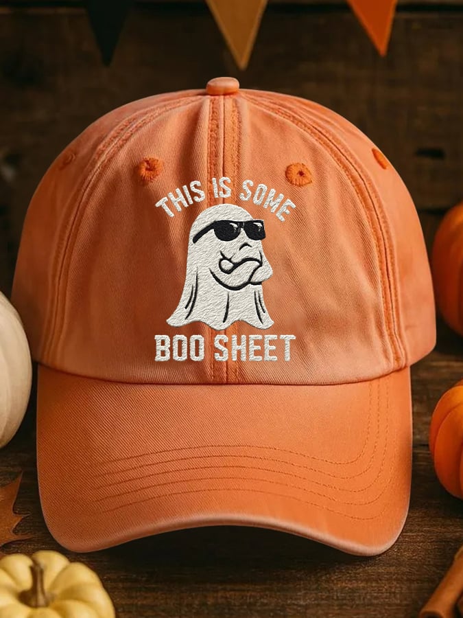 Unisex This Is Some Boo Sheet Printed Hat