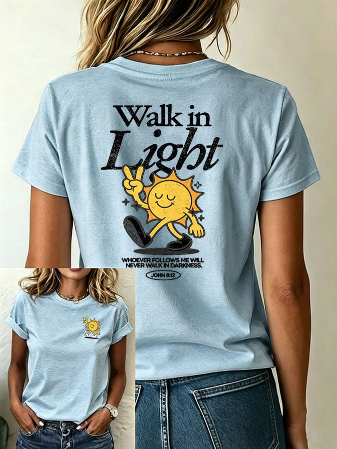Women's Casual Print Short-Sleeve T-Shirt