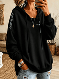 Women's GOD IS GOOD Printed Casual Hoodie