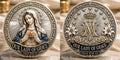 Our Lady of Grace Commemorative Metal Medal