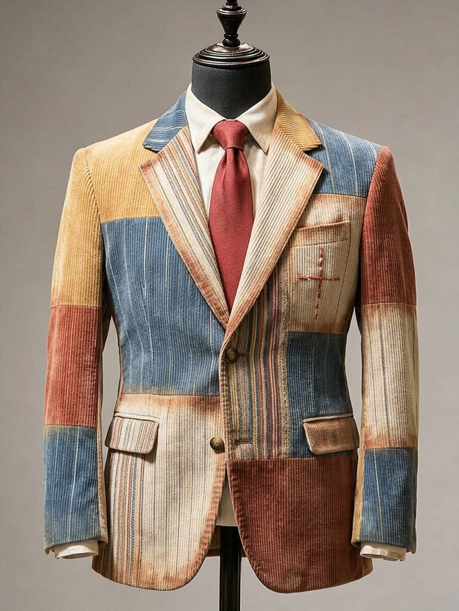 Men's Business Vintage Faith Blazer