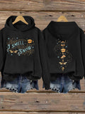🔥HOT SALE🔥Retro I Smell Snow Luke’s Diner Dragonfly Inn Print Hoodie