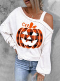 Pumpkin Cold Shoulder Tee