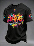 Men's Faith Printed Casual T-Shirt
