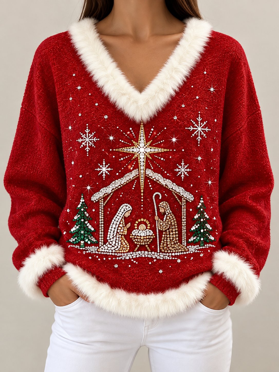 Women's Casual Printed Hoodie