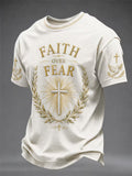 Men's Cross Faith Print T-Shirt