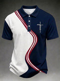 Men's Retro Faith Short-Sleeve Polo Shirt