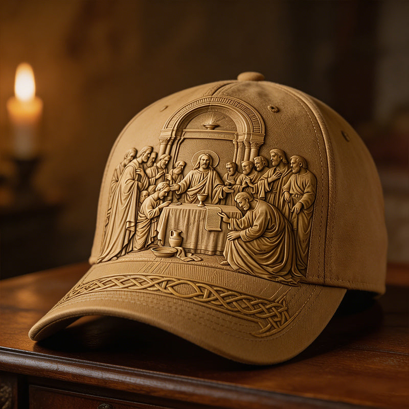 Religious Faith "The Last Supper" Art Print Casual Cap