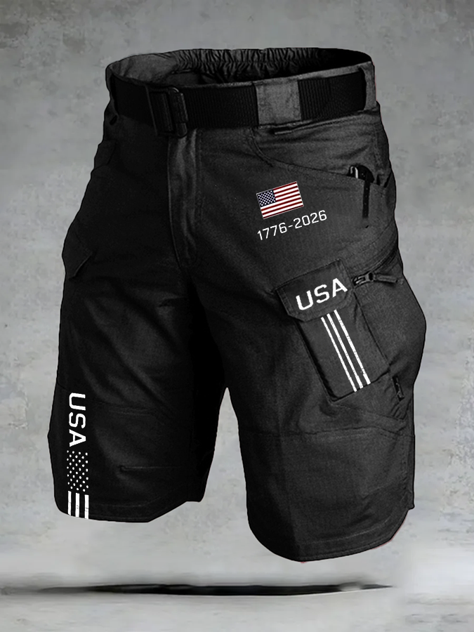 Men's American 250th Anniversary Print Short Style