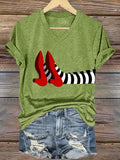 Women's Halloween Printed Casual T-Shirts