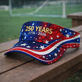 US 250th Anniversary Art Print Casual Tennis Cap