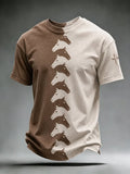 Men's Retro Print Short-Sleeve T-Shirt