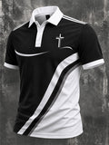 Men'S Casual "Faith" Print T-Shirt