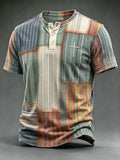 Men's Vintage Faith Henley T-Shirt