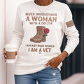 Veterans printed casual long-sleeved Sweatshirt