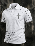 Men'S Casual "Faith" Print T-Shirt