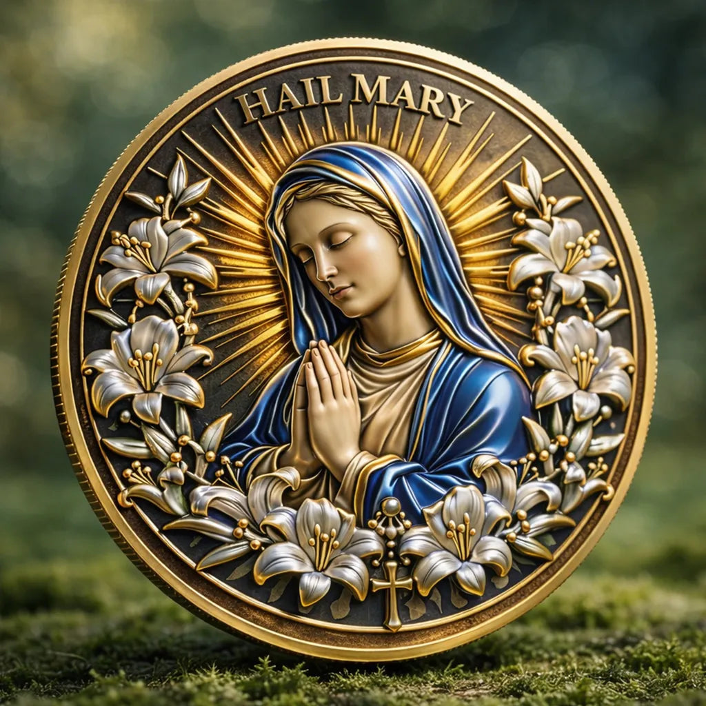 ⚡️Last Day 60% OFF - Blessed Virgin Mary Commemorative Metal Medal
