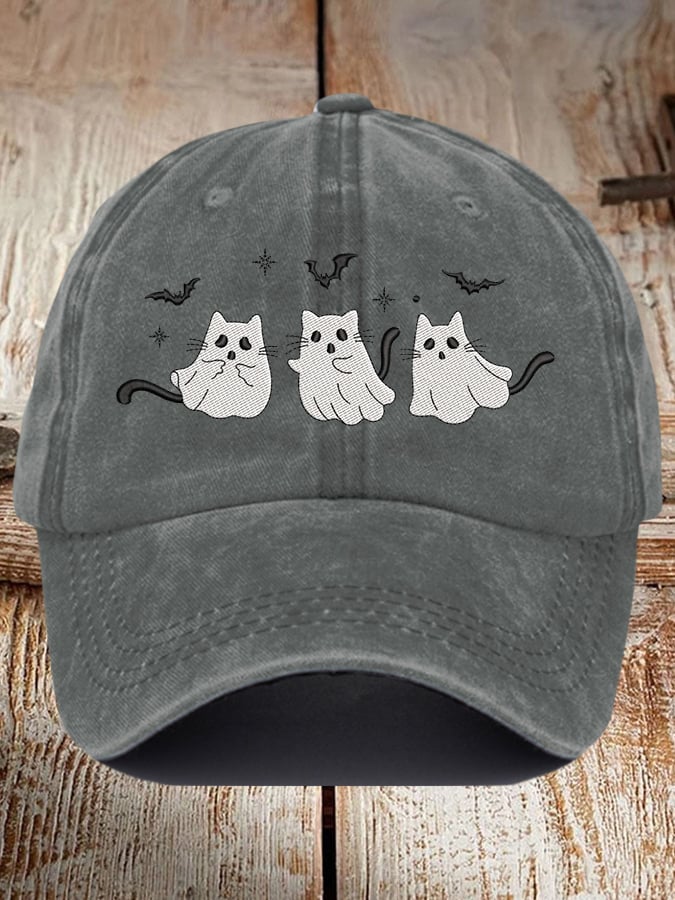 Cute Cat Animal Print Vintage Baseball Cap