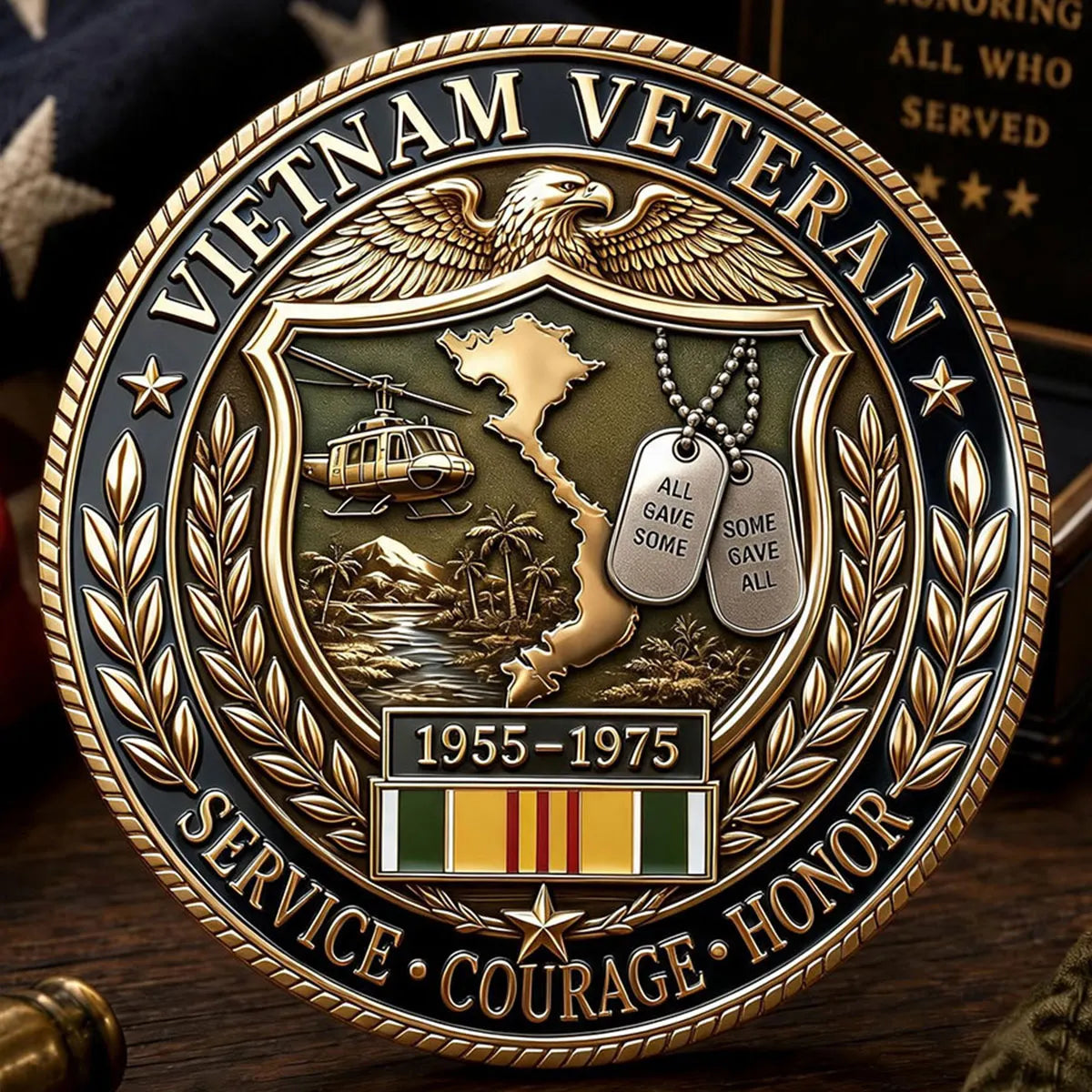 Vietnam Veteran Welcome Home Commemorative Metal Medal