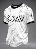 Men's Faith Printed Casual T-Shirt