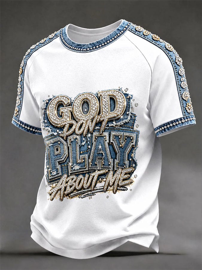Men's Casual Printed Short-Sleeve T-Shirt