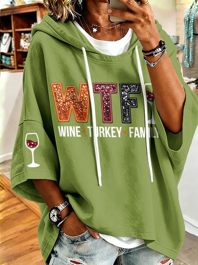Women's Casual Printed Loose Sweatshirt